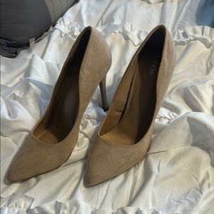 Abound Tan Suede Heels